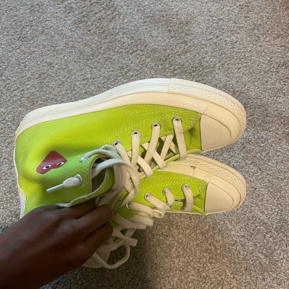 boys lime green sneakers